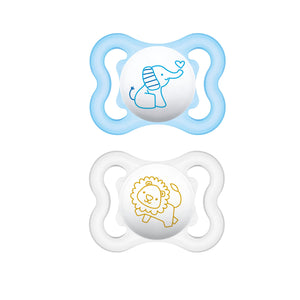 MAM MINI AIR PACIFIERS, PACIFIER 0-6 MONTHS, BEST PACIFIER FOR BREASTFED BABIES (PACK OF 2)