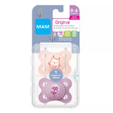 MAM Mini Air Pacifiers,  Pacifier 0-6 Months, Best Pacifier for Breastfed Babies,  (Pack of 2)