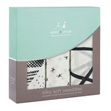 Aden+Anais Swaddles Silky Soft   (3 pack) in Midnight