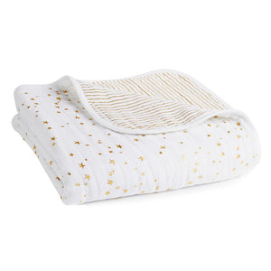 aden+anais Dream Blanket in Metallic Gold