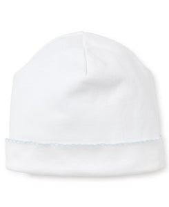 Kissy Kissy Basic Hat in White/Blue