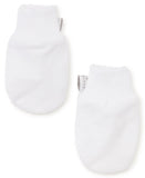 Kissy Kissy Basic Baby Mittens in White