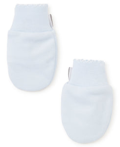 Kissy Kissy Basic Baby Mitten in Blue