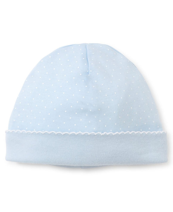 Kissy Kissy Baby Hat in Blue/White