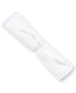 Kissy Kissy Dots Print in White/Blue