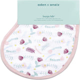 aden+anais Burpy Baby Bib in Floral Fauna