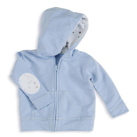 Aden+Anais Hoodie in Night Sky Blue