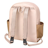 Petunia Pickle Bottom District Mini Backpack: Blush/Camel Leatherette