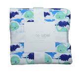 aden+anais Dream Blanket White Label in Jurassic