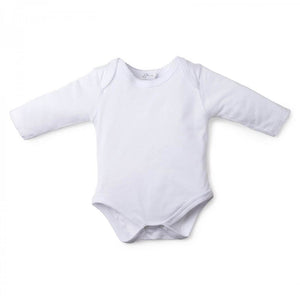 Kissy Kissy Basic Long Sleeve Bodysuit in White