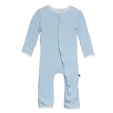 Kickee Pants Holiday Applique Coverall in Pond I Love Dad