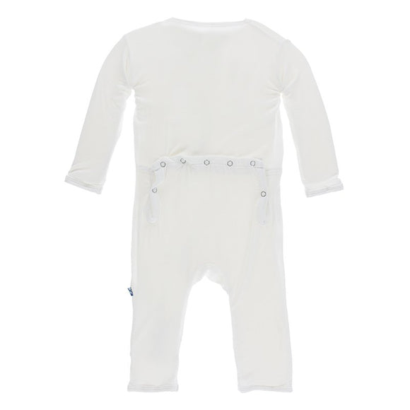 Kickee Pants Coverall in Natural