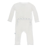 Kickee Pants Coverall in Natural
