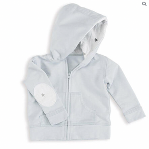 aden+anais Hoodie in Silver