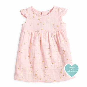 aden+anais Dress in Metallic Primrose Starburst