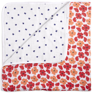 aden+anais Dream Blanket Floral White Label