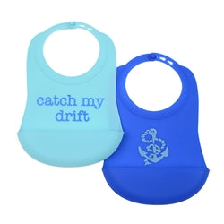 Chewbeads  Silicone Bib-Catch My Drift