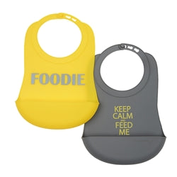 Chewbeads   Silicone Bibs-Foodie