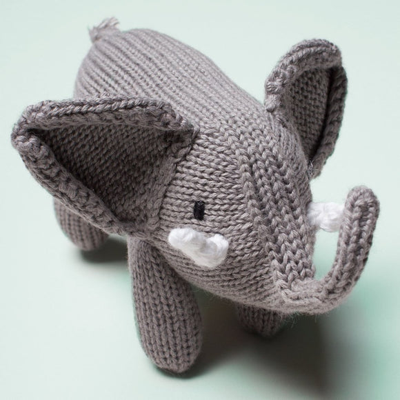 Organic Baby Toys - Newborn Rattles | Elephant Baby Toy
