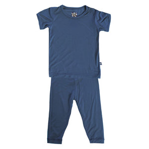 Kickee Pants Basic Short Sleeve Pajama Set in Twilight