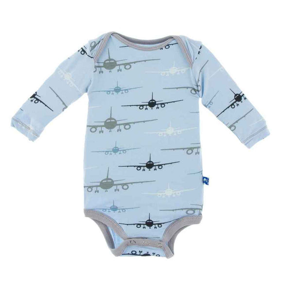 Kickee Pants  One Piece in Pond Airplane