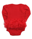 Ruffle Butts Girl  Bodysuit I Heart Santa