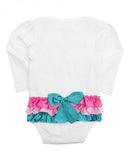Ruffle Butts Girl Birthday in Paisley Bodysuit