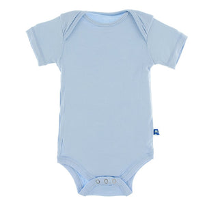 Kickee Pants Basic Short Sleeved One Piece in Pond