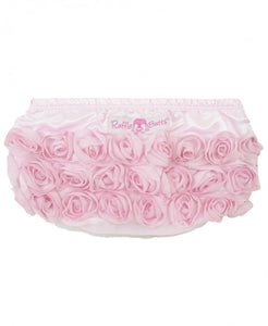 Ruffle Butts Bloomer in Pink Rose